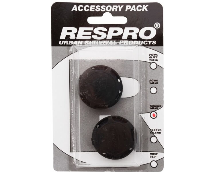 Клапаны Respro Techno (комплект), чёрный